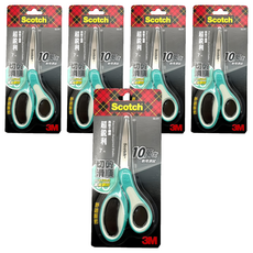 3M Scotch超銳利不鏽鋼金屬事務剪刀，7吋，10萬次耐用測試，切割滑順，舒適握把, SSP7, 5支