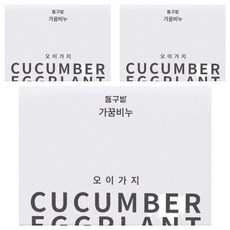 donggubat 洗臉皂 小黃瓜茄子, 100g, 3個