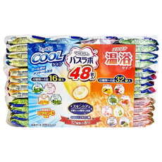 Hakugen Earth 白元 HERS 保濕炭酸 入浴劑/泡澡粉 酷涼 + 溫浴 48顆, 2.16kg, 1袋