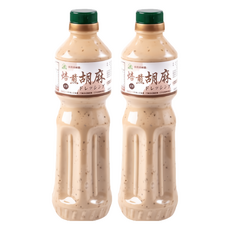 藻作坊 日式焙煎胡麻沙拉醬 600ml 濃郁芝麻香氣 多種料理適用, 2瓶