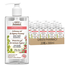 GREEN PHARMACY 蔓越莓私密潔膚露, 300ml, 20瓶