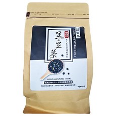 御復珍 黑豆茶 - 台灣產黑豆焙炒 無咖啡因 冷熱皆宜 健康養生飲品, 20包, 9g, 1袋