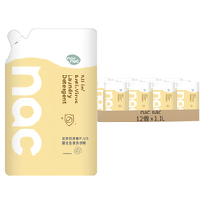 nac nac 全酵抗病毒PLUS嬰童全家洗衣精, 12個, 1.1L