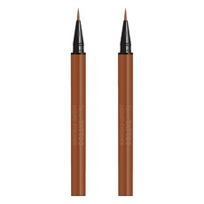 K-Palette 完美持久眼線液 04 橘咖啡色 持久防水不暈染 精細筆尖易上手 打造自然深邃眼妝, 2支