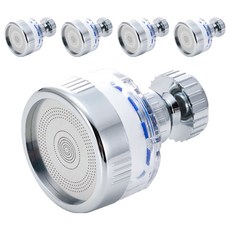 小麥購物 360度水龍頭增壓過濾器 L2158, 5個, 無香