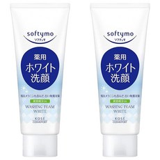KOSE 高絲 softymo 絲芙蒂 台灣公司貨 嫩白洗顏霜, 150g, 2條