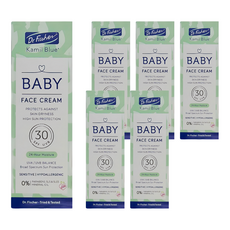 Dr.Fischer 費雪博士 Baby 嬰幼兒防曬保濕面霜 SPF30 24小時保濕, 75ml, 6盒