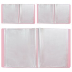 珠友文化 A4粉彩資料本 RB_30C 30頁, 3本, 粉紅色