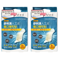 SureMed 舒利渼 人工皮隱形貼 6片, 2盒