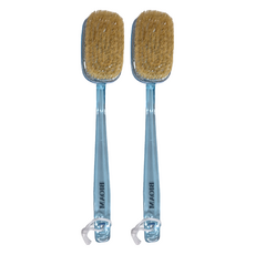 BIOAM 佰歐安 可拆式天然豬鬃沐浴刷, 寶石藍, 2個, 1入