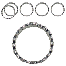 日正 鈦赫茲手珠/項鍊 橢圓切角鈦赫茲手排 14mm, 6條