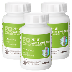 Gq Lab 幼兒益生菌咀嚼錠, 60顆, 3罐