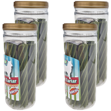 Boneplus 六星超大耐咬潔牙棒, 三種口味一次滿足, Healthy Dental Chews, 草本, 370g, 4罐