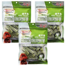 Chewy Time 健康時刻 全犬螺旋多效潔牙骨, 海藻 + 雞肉, 290g, 3包