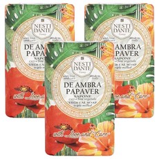 NESTI DANTE 義大利手工皂 N°9 紅罌粟, 250g, 3個