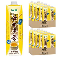 波蜜 黃金麥茶 不含咖啡因, 1L, 20瓶