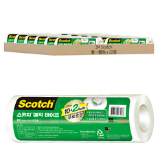 3M Scotch 魔術膠帶筆芯 20m x 12mm, 12個, 透白色