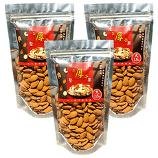 品鮮生活 波霸堅果原味美國杏仁果, 3包, 300g