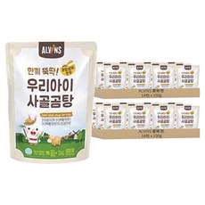 ALVINS 愛彬思 兒童料理湯包 牛骨湯口味, 150g, 28包