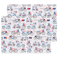 Now Designs 純棉擦拭布 園遊單車, 4個