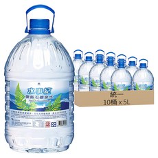 統一 水事紀 麥飯石礦泉水, 5L, 10桶