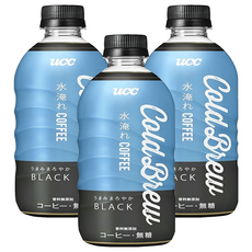 ucc 冷萃黑咖啡, 500ml, 3瓶
