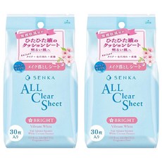 SENKA 專科 台灣公司貨 超微米透亮卸妝棉, 30片, 2包