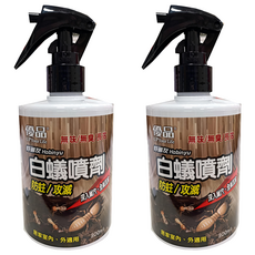 優品 白蟻噴劑 好硼友 Hobinyu 防治白蟻 無味/長效 適用於室內外周圍環境, 300ml, 2瓶