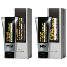 MIP 維他命刮鬍膏 活力保濕, 80ml, 2條