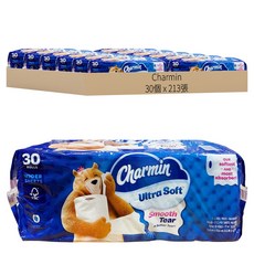 Charmin 超柔捲筒衛生紙, 2428.2cm, 213張, 30個