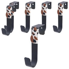 TRENY簡約貓咪門後掛鉤 混合色 6入 門後收納好幫手 可愛造型