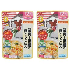 MORINAGA 森永 12個月大 幼兒食品, 雞肉野菜燴飯, 120g, 2包