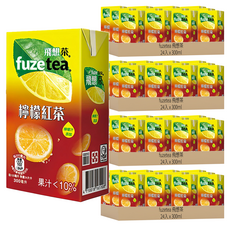 fuzetea 飛想茶 檸檬紅茶 清爽解渴 嚴選原料, 300ml, 96入