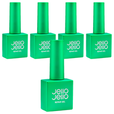 Jello Jello 美甲修護凝膠, 10ml, 5瓶
