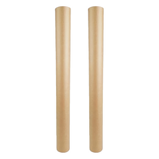 紙村 捲筒包裝紙 53公分 x 10公尺 80g, 2捲, 原木色