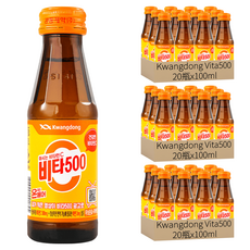 Kwangdong Vita500 高鈣維他命C飲, 100ml, 60瓶