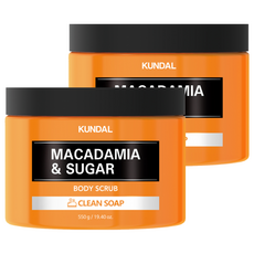 KUNDAL 昆黛爾 Sugar 身體磨砂膏, 洋槐與辣木花香, 550g, 2罐