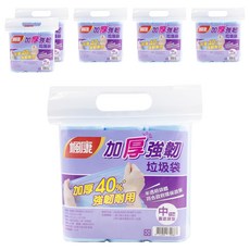 楓康 加厚強韌垃圾袋 中 72張, 6包