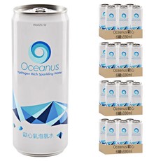 Oceanus 歐心 氣泡氫水, 330ml, 24罐