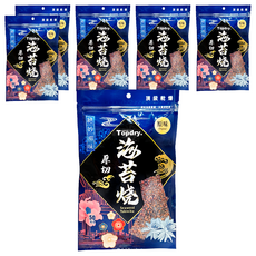 TOPDRY 頂級乾燥 厚切海苔燒, 原味, 50g, 6包