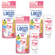 ChuChu 幼兒乳酸菌含氟牙膏 L8020 草莓味, 50ml, 3條