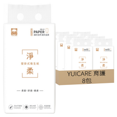 YUICARE 育護 壁掛衛生紙, 8包