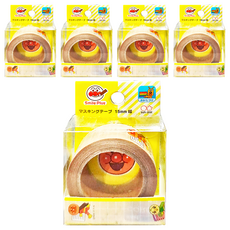 ANPANMAN 麵包超人 Smile Plus 紙膠帶 15mm, APS+D, 5個