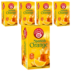 TEEKANNE 恬康樂 香橙蜜桃風味水果茶, 2.2g, 20個, 5盒