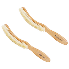 REDECKER 曲面桌用刷 豬鬃 德國製, 2支, 木色