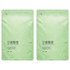 澡享 液態皂沐浴補充包 森林, 2包, 650g