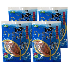海洋館 黑胡椒鱈魚風味 魚肉零食, 60g, 4包