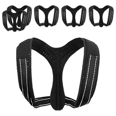 AOLIKES 奧力克斯 3107固定背部輔助帶 透氣打孔面料 加厚耐磨包邊 胸圍70~120cm 肩背圍62~76cm, 胸圍70~120cm, 肩背圍62~76cm, 6個