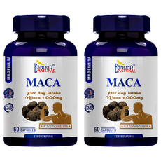 ESMOND NATURAL 愛司盟 濃縮瑪咖膠囊 4:1濃縮配方 60顆/瓶, 0.4g, 2罐