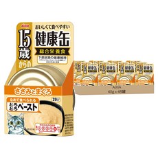 AiXiA 健康罐6號15歲 貓罐頭, 雞肉+鮪魚, 40g, 48罐